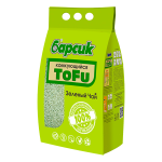Наполнитель соевый Барсик TOFU Зелёный чай, 4,54 л