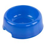 Миска пластмассовая Happy Pet, матовая, синего цвета, размер L, 450 ml
