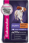 Eukanuba Puppy Medium Breed (Птица), 3 кг