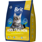 Brit Premium  Adult Cat (Лосось), 2 кг