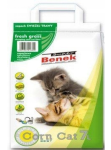 Наполнитель Super Benek Corn Cat кукурузный (свежая трава), 7л