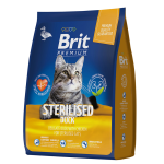 Brit Premium Sterilised Cat (Утка), 8 кг