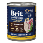 Brit Premium Dog (баранина с рубцом), 850гр.