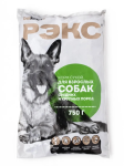 Корм сухой Рэкс для взрослых собак средних и крупных пород, 750 гр