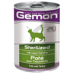 Gemon Cat Sterilized Pate Turkey, 400 гр