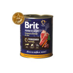 Brit Premium консервы для взрослых собак всех поро (сердце и печень), 850 гр