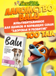 Лакомство мультивитаминное BALU для щенков, беременных и кормящих собакЗдоровье и развитие,100 таб