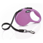 Рулетка Flexi New Classic розовая M-L, лента 5 м