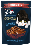 Felix Мясные ломтики (говядина в соусе), 75 гр