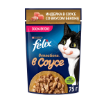 Felix Sensations (индейка и бекон в соусе), 75 гр