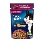 Felix Sensations (утка со шпинатом в желе), 75 гр