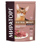 МИРАТОРГ Extra Meat для домашних кошек с говядиной, 400 гр