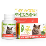 Веда Фитомины для кастрированных котов, 100 табл