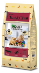 Chat&Chat Expert Adult Cat (говядина и горох), 14 кг