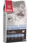 Blitz Sensitive Adult Sterilised (индейка), 400 гр