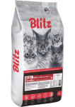 Blitz Sensitive Adult Cats (говядина), 10 кг