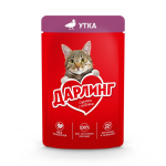 Дарлинг Консервы для кошек (утка в подливе), 75 гр