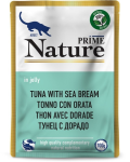 PRIME NATURE для кошек в желе (тунец и дорада),100 гр