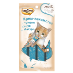 Мнямс Крем-лакомство для кошек с тунцом Кацуо, 15гр*4 шт
