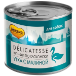 Мнямс консервы для собак Конфи по-гасконски (утка и малина) 200 г