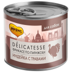 Мнямс  консервы для собак Фрикасе по-парижски (индейка и травы) 200 г