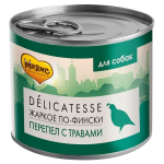 Мнямс  консервы для собак  Жаркое по-фински (перепелка и травы) 200 г