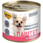 Мнямс Паштет из индейки для собак КОМФОРТНОЕ ПИЩЕВАРЕНИЕ,  200г