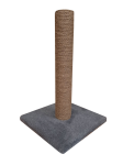 Cat House Когтеточка столбик серая (джут), 50 см