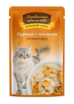 Деревенские лакомства Домашние обеды (курица с лососем в желе), 70 гр