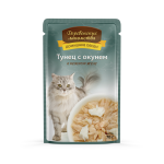 Деревенские лакомства Домашние обеды (тунец с окунем в желе), 70 гр