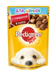 Pedigree для щенков говядина (соус), 85 гр