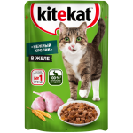 Kitekat Нежный кролик (желе), 85 гр