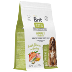 Brit Care Dog Adult M Healthy Skin&Shiny Coat (индейка, рыба), 3 кг