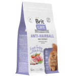 Brit Care Cat Anti-Hairball (индейка, рыба), 1,5 кг