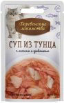 Деревенские лакомства суп из тунца с лососем и гребешком, 35 гр