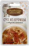 Деревенские лакомства суп из курицы с говядиной и шпинатом, 35 гр