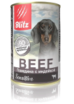 Blitz Sensitive Говядина с индейкой (паштет), 400 гр