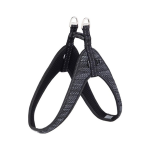 Шлейка для собак регулируемая Rogz Fanbelt Fast Fit Reflective L Black