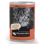 TASTY для кошек (мясное ассорти в соусе), 415 гр