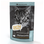 TASTY для кошек (рыба в желе), 85 гр