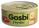 Gosbi Fresko Sterilized (тунец,яблоки), 70 гр