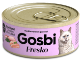 Gosbi Fresko Sterilized (курица, кролика), 70 гр