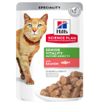 Hill's Science Plan Senior Vitality для пожилых кошек с лососем, 85 г