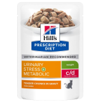 Hill's Prescription Diet c/d Multicare Stress + Metabolic для кошек с курицей, 85 г