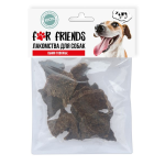 Лакомство для собак For Friends Вымя говяжье, 50гр