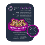 Корм для собак «Супер-Премиум» говяжий с печенью, 500 гр