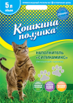 Наполнитель Кошкина Полянка СИЛИКАМИКС впитывающий, 5 л