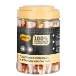 Мнямс лакомство для собак палочки с куриным и утиным мясом, 340г