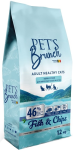 Pet's Brunch для кошек имеющих доступ на улицу (рыба), 12 кг