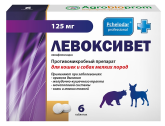 Левоксивет для кошек и собак мелких пород, 6 табл